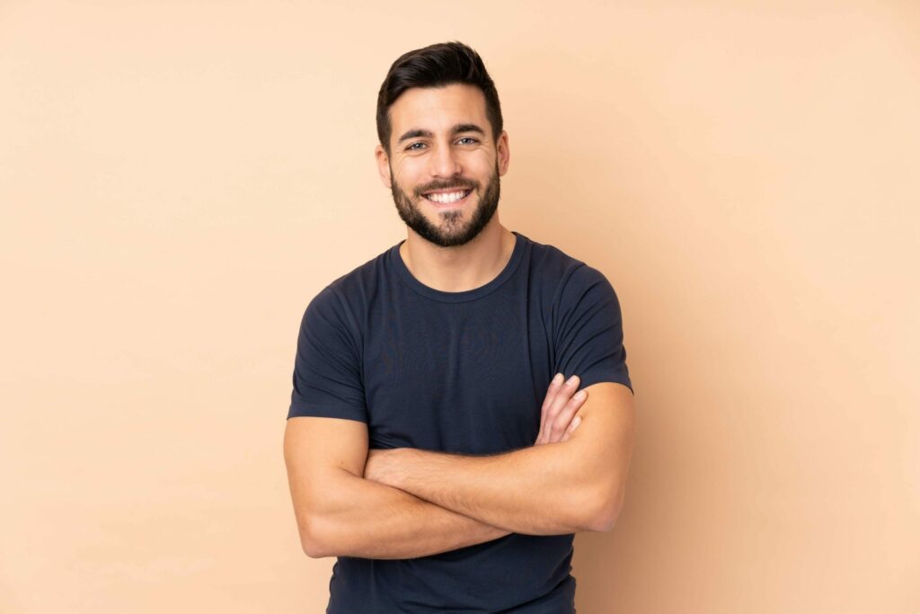 Happy Man after Receiving Men’s Facials | Isya Aesthetics | Vasant Vihar, New Delhi