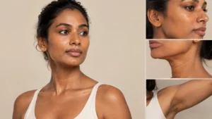 Woman with Side Effects of Rapid Weight Loss
